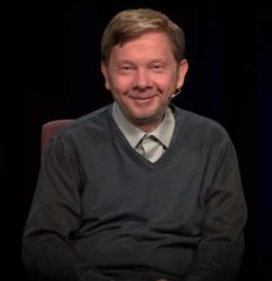 Eckhart Tolle enlightened spiritual teacher and author