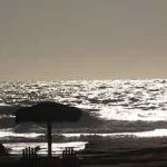 while meditating I had a spiritual vision of a silver ball of water that represented the ocean at sunset